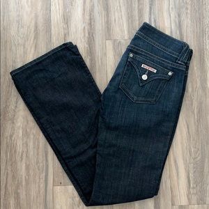 Hudson Dark Blue Jeans, Signature Bootcut